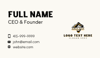 Excavator Quarry Mining Business Card Design