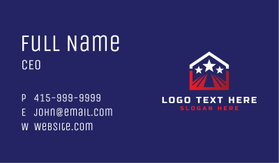 American Star House Business Card Image Preview