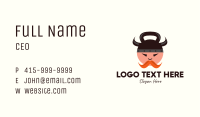 Viking Kettlebell Man Business Card Image Preview