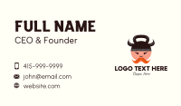 Viking Kettlebell Man Business Card Image Preview