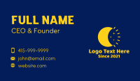 Starry Moon Time Business Card Design