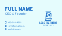 Blue Electric Kettle Business Card Image Preview