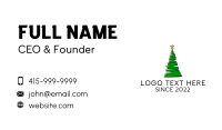 Christmas Tree Decoration Business Card Image Preview