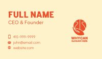 Basketball Player Hand  Business Card Image Preview