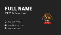Hero Lady Warrior Business Card Image Preview