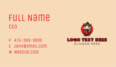 Chinese Ox Mascot Business Card Image Preview