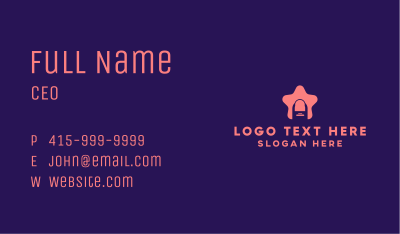 Star Manicure Nail Salon Business Card Image Preview