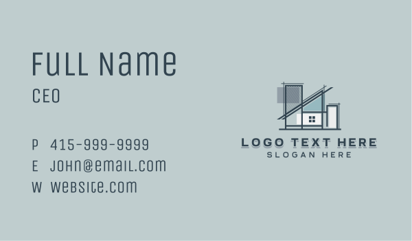 Architect Builder Firm Business Card Design Image Preview