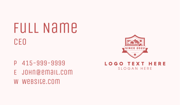 Real Estate Mansion Roofing Business Card Design Image Preview