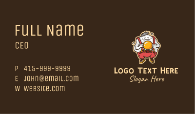 Fried Egg Farmer Cook  Business Card Image Preview