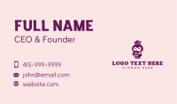 Donut Girl Bakery Business Card Image Preview