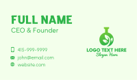 Green Eco Laboratory Business Card Design