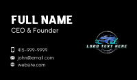 Car Wash Clean Detailing Business Card Preview