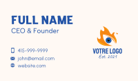 Blazing Fire Eye Business Card Image Preview