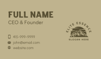 Rustic Brown Mountain Business Card Image Preview