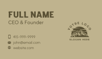 Rustic Brown Mountain Business Card Image Preview