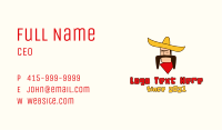 Mustache Sombrero Man Business Card Image Preview