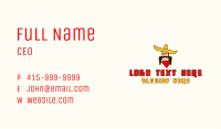 Mustache Sombrero Man Business Card Image Preview