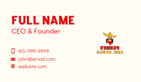 Mustache Sombrero Man Business Card Image Preview
