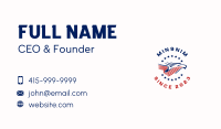 Eagle Patriotic Bird Business Card Design