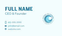 Ocean Sea Wave Business Card Image Preview
