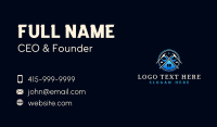 Roof Hammer Carpentry Business Card Design