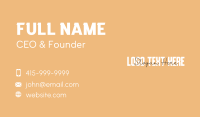 Fashion Designer Wordmark Business Card Image Preview