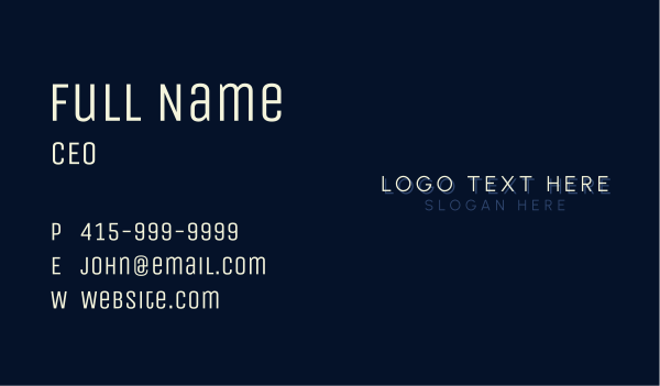 White Corporate Brand  Business Card Design Image Preview