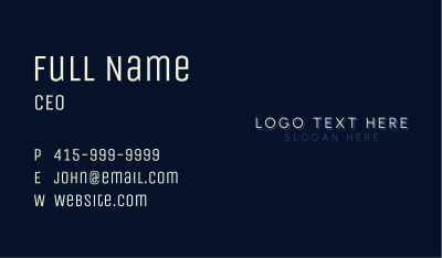 White Corporate Brand  Business Card Image Preview