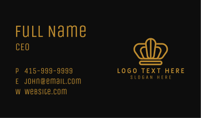 Deluxe Crown Boutique Business Card Image Preview