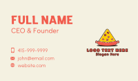 Sausage Pizza Restaurant  Business Card Image Preview