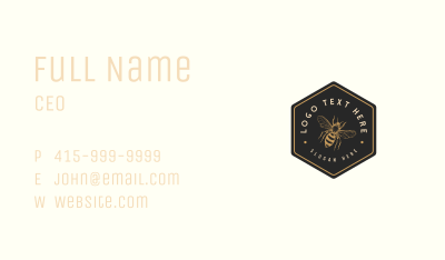 Bee Organic Apothecary Business Card Image Preview