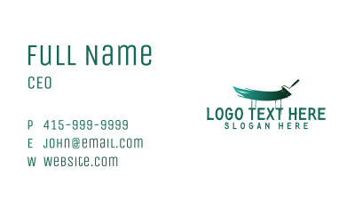 Roller Brush Paint Business Card Image Preview