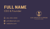 Gold Legal Pillar Business Card Image Preview