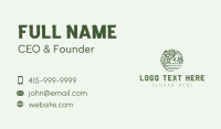 Eco Wellness Garden Business Card Preview