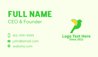 Sparrow Lemon Slice  Business Card Design