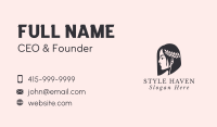 Woman Beauty Stylist  Business Card Image Preview