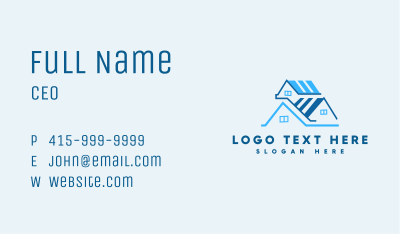 Residential Roofing Architect Business Card Image Preview