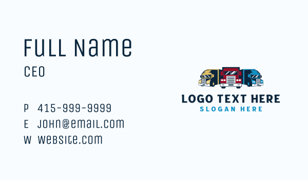 Truck Detailing Garage Business Card Design Image Preview