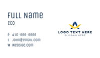 Aviation Travel Letter A Business Card Image Preview