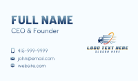 Dispatch Truck Transportation Business Card Preview