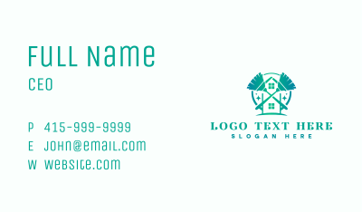 Property House Cleaner  Business Card Image Preview