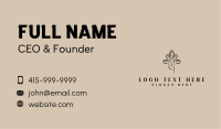 Yoga Wellness Leaf Business Card Image Preview