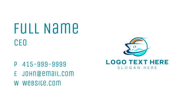 Travel Tourism Cruise Yacht Business Card Design Image Preview