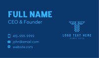 Blue Cyber Letter T Business Card Image Preview