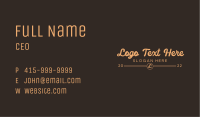 Brown Rustic Store  Business Card Image Preview