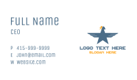 Blue Eagle Star Business Card Image Preview