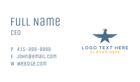 Blue Eagle Star Business Card Image Preview