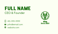 Green Forest Deer Branch Business Card Image Preview