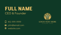 Golden Forest Tree Business Card Image Preview